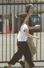 SOPHIE THATCHER and Austin Feinstein Out in Los Angeles 05/31/2024