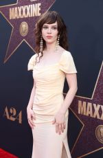 SOPHIE THATCHER at Maxxxine Premiere at TCL Chinese Theatre in Hollywood 06/24/2024