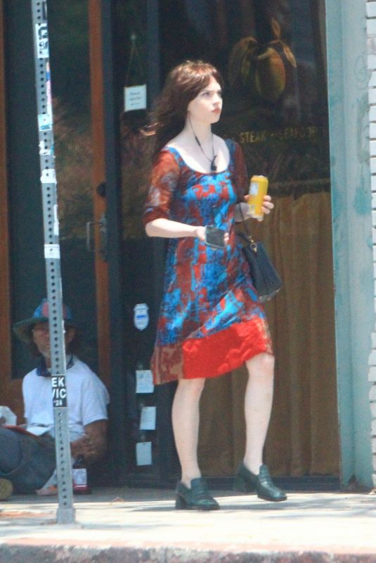 SOPHIE THATCHER Out for Iced Drink in Los Angeles 06/05/2024
