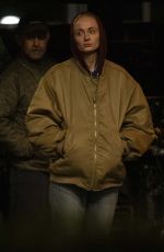 SOPHIE TURNER on the Set oof New Thriller Series Haven in London 06/13/2024
