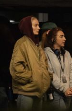 SOPHIE TURNER on the Set oof New Thriller Series Haven in London 06/13/2024