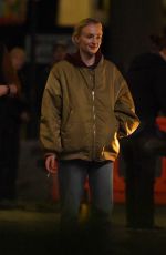 SOPHIE TURNER on the Set oof New Thriller Series Haven in London 06/13/2024