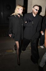 STELLA MAXWELL and Guram Gvasalia Leaves Costes in Paris 06/27/2024