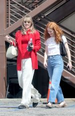 SUKI WATERHOUSE Out with a Friend in Hollywood 06/17/2024