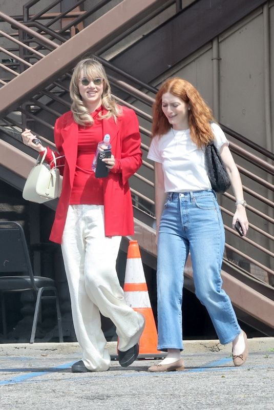 SUKI WATERHOUSE Out with a Friend in Hollywood 06/17/2024