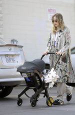 SUKI WATERHOUSE Out with Her Baby in Los Angeles 06/17/2024