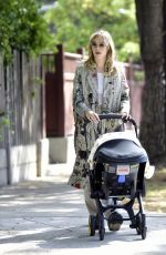 SUKI WATERHOUSE Out with Her Baby in Los Angeles 06/17/2024