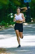 SURI CRUISE Out for an Early Morning Run at Central Park in New York 06/05/2024