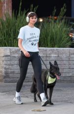 TAYLOR HILL Out with Her German Shepherd in West Hollywood 05/29/2024