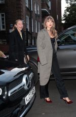 TAYLOR SWIFT, LENA DUNHAM and ESTE and DANIELLE HAIM Arrives at Casa Cruz in Notting Hill 06/11/2024