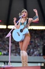 TAYLOR SWIFT Performs at Her The Eras Tour in Edinburgh 06/07/2024