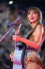 TAYLOR SWIFT Performs at The Eras Tour in Cardiff 06/18/2024