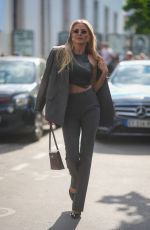 TETYANA VERYOVKINA Arrives at Giorgio Armani Show in Paris 06/25/2024