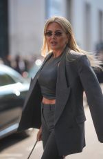 TETYANA VERYOVKINA Arrives at Giorgio Armani Show in Paris 06/25/2024