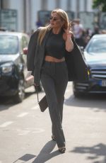 TETYANA VERYOVKINA Arrives at Giorgio Armani Show in Paris 06/25/2024