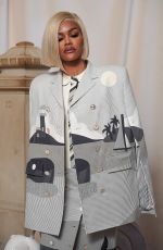 TEYANA TAYLOR Arrives at Thom Browne Haute Couture Fall/Winter 2024-2025 Show at Paris Fashion Week 06/24/2024