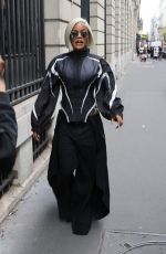 TEYANA TAYLOR Arrives at Vogue World: Paris at Place Vendome in Paris 06/23/2024