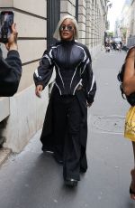 TEYANA TAYLOR Arrives at Vogue World: Paris at Place Vendome in Paris 06/23/2024