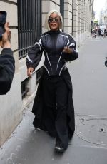 TEYANA TAYLOR Arrives at Vogue World: Paris at Place Vendome in Paris 06/23/2024