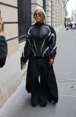 TEYANA TAYLOR Arrives at Vogue World: Paris at Place Vendome in Paris 06/23/2024