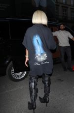 TEYANA TAYLOR Night Out at Paris Fashion Week 06/25/2024