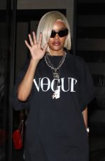 TEYANA TAYLOR Night Out at Paris Fashion Week 06/25/2024