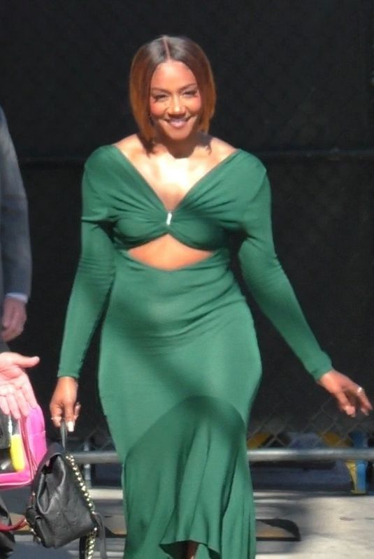 TIFFANY HADDISH Arrives at Jimmy Kimmel Live! in Hollywood 06/12/2024