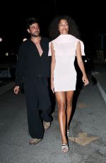 TINA KUNAKEY Arrives at Jacquemus Afterparty in Capri 06/11/2024