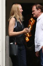 UMA THURMAN and Quentin Tarantino Leaves a Chinese Restaurant in New York 06/14/2024