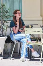 VIOLET AFFLCEK Out for Coffee with a Friend at AOC in Los Angeles 06/21/2024