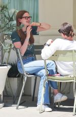 VIOLET AFFLCEK Out for Coffee with a Friend at AOC in Los Angeles 06/21/2024
