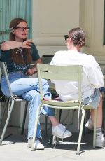 VIOLET AFFLCEK Out for Coffee with a Friend at AOC in Los Angeles 06/21/2024