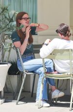 VIOLET AFFLCEK Out for Coffee with a Friend at AOC in Los Angeles 06/21/2024
