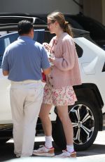 VIOLET AFFLECK Leaves The Maybourne Hotel in Los Angeles 06/13/2024
