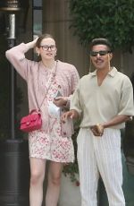 VIOLET AFFLECK Leaves The Maybourne Hotel in Los Angeles 06/13/2024