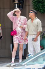VIOLET AFFLECK Leaves The Maybourne Hotel in Los Angeles 06/13/2024