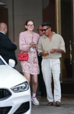VIOLET AFFLECK Leaves The Maybourne Hotel in Los Angeles 06/13/2024