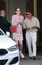 VIOLET AFFLECK Leaves The Maybourne Hotel in Los Angeles 06/13/2024