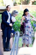 WENDI DENG Arrives at Moraga Estate Winery in Bel-Air 06/02/2024