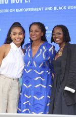YARA SHAHIDI and Her Mother Keri Shahidi at a Panel on Black Womens Health at Cannes Lions in Cannes 06/20/2024