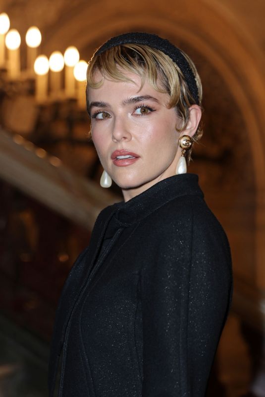 ZOEY DEUTCH at Haute Couture FallWinter 2024/25 Show at Paris Fashion Week 06/25/2024