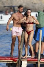 ALESSANDRA AMBROSIO in Bikini and Alexander Smurfit at a Beach in Ibiza 07/07/2024