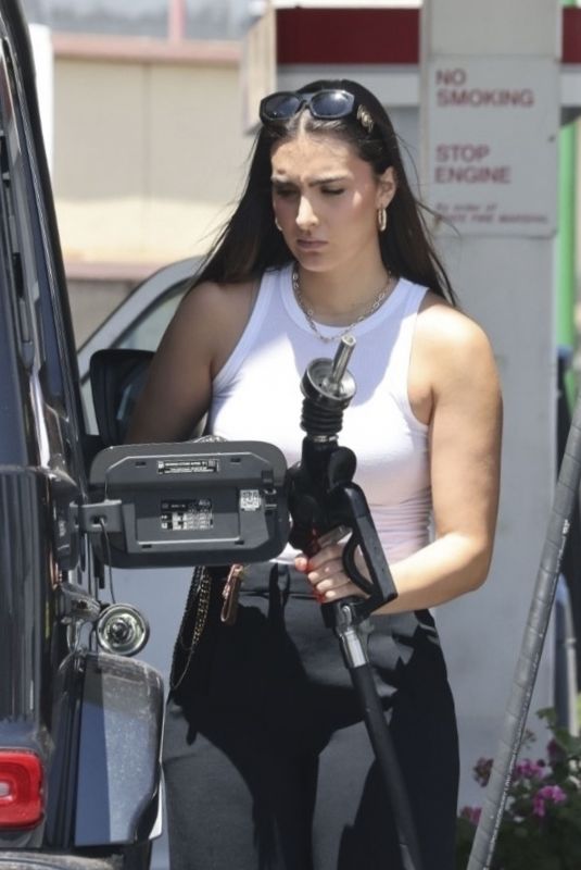 ALEXIA UMANSKY at a Gas Station in Los Angeles 07/18/2024