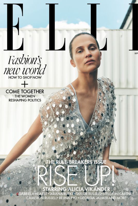 ALICIA VIKANDER for Elle UK, September 2024