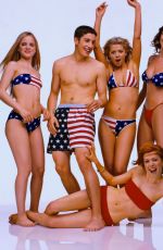 ALYSON HANNIGAN, TARA REID, SHANNON ELIZABETH and MENA SUVARI - American Pie Promos, July 1999