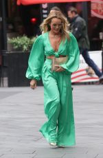 AMANDA HOLDEN Leaves Heart Radio in London 07/02/2024