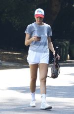 AMANDA KLOOTS Leaves a Tennis Court in Studio City 07/24/2024