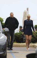AMBER ROSE Leaves Nobu in Malibu 07/01/2024