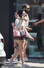 AMGELA AGUILAR Out for Lunch with Her Brother at Erewhon in Los Angeles 07/19/2024