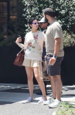 AMGELA AGUILAR Out for Lunch with Her Brother at Erewhon in Los Angeles 07/19/2024